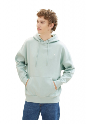 TOM TAILOR DENIM 1178, Halványzöld Kapucnis Pulóver