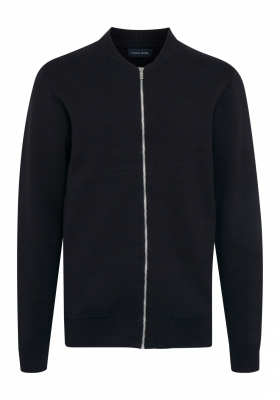 CASUAL FRIDAY Zipper 1986, Kék Kötött Kardigán