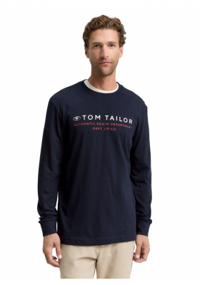 TOM TAILOR 7769, Kék Hosszú Ujjú Póló
