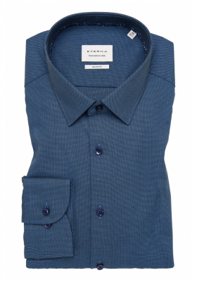 ETERNA Slim Fit 1015, Sötétkék Hosszú Ing, Kent