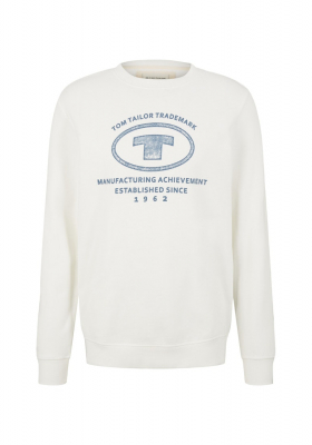 TOM TAILOR 2929 Fehér Környakú Pulóver