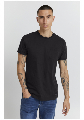 BLEND NASIR 1715, Fekete Rövid Ujjú Póló