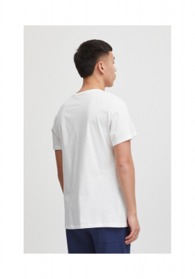 BLEND 6217 Fehér, Nyomtatott Rövid Ujjú Póló