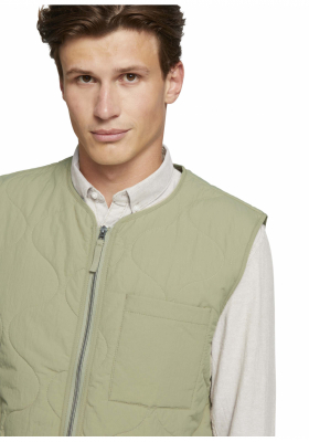 TOM TAILOR DENIM Lightweight 7667, Zöld Mellény