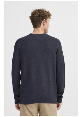 FQ1924 Granby 0883, Kék Kötött Pulóver