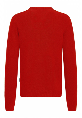 CASUAL FRIDAY Karl 3970, Piros Kötött Gyapjú Polóver NOOS