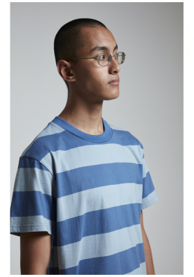 CASUAL FRIDAY Tue 3922, Kék Rövid Ujjú Póló