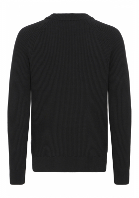 CASUAL FRIDAY Kristan 4998, Fekete Kötött Pulóver