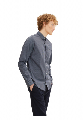 TOM TAILOR 2344, Kék Hosszú Ujjú Ing