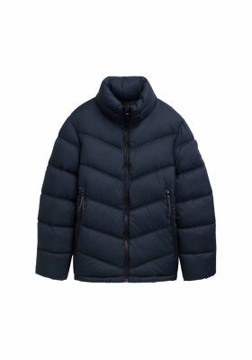 TOM TAILOR 2207, Sötétkék Kapucnis Téli Dzseki