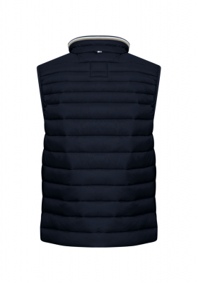 FQ1924 Vinncent 0619, Sötétkék Steppelt Mellény