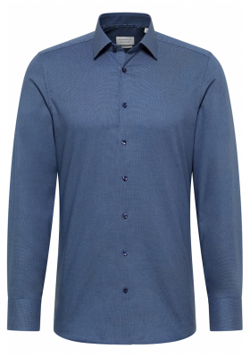 ETERNA Slim Fit 1015, Sötétkék Hosszú Ing, Kent