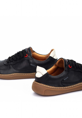 PIKOLINOS Aranjuez U9F-6363C1, Fekete Borjúbőr Félcipő