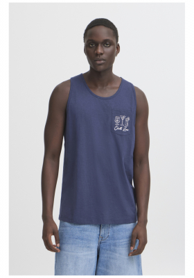 BLEND Jerik 8289, Kék Ujjatlan lóló