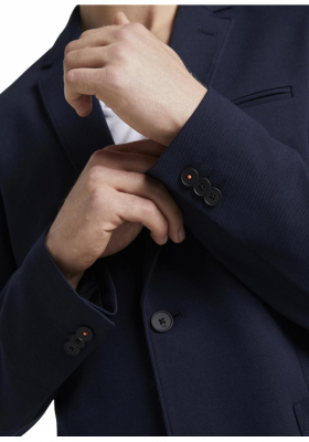 TOM TAILOR DENIM Twill Piquee 7134, Kék Zakó