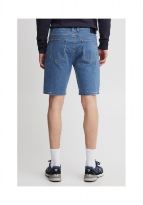 CASUAL FRIDAY Ultraflex 4124, Kék Farmer Rövidnadrág