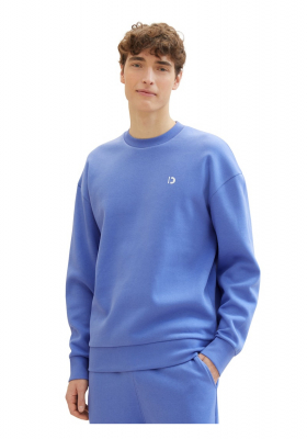 TOM TAILOR DENIM 1243, Kék Hosszú Ujjú Pulóver
