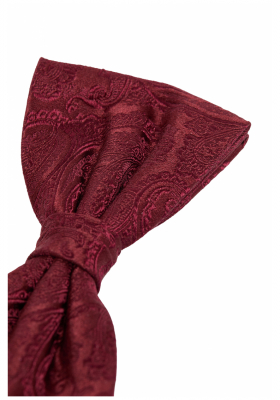 ETERNA 9448, Bordó Paisley Mintás Selyem Csokornyakkendő 