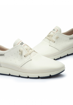 PIKOLINOS Fuencarral M4A-4266C1 Fehér Borjúbőr Sneaker Félcipő