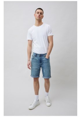 BLEND Twister Fit 5206, Világoskék Farmer  Rövidnadrág