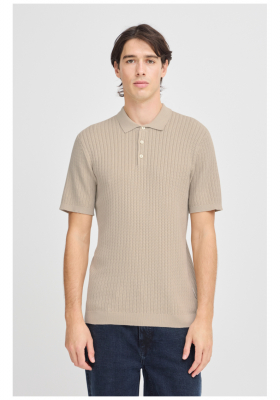 CASUAL FRIDAY Karl 5091, Drapp Rövid Ujjú  Pulóver