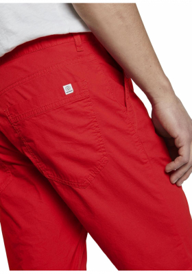 TOM TAILOR Chino Shorts 6331, Piros Chino Rövidnadrág