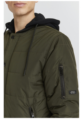 BLEND Bomber 4378, Zöld  Bélelt Dzseki