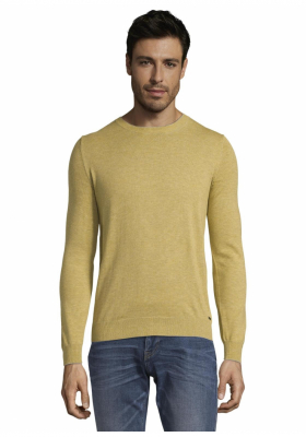 TOM TAILOR Striped 4290, Sárga Kötött Pulóve