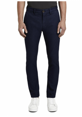 TOM TAILOR Structure 1165, Kék Chinonadrág