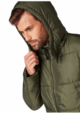 TOM TAILOR Heavy Puffer 5313, Zöld Bélelt Dzseki