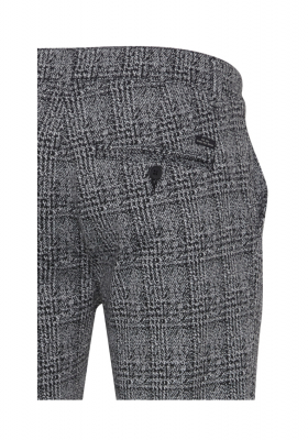 BLEND 6663, Szürke Kockás Öltöny Nadrág