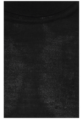 CASUAL FRIDAY Konrad Merino 1483, Fekete Kötött Garbo Pulóver, NOOS