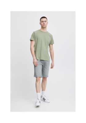 BLEND Twister Fit 3326, Világosszürke Farmer Rövidnadrág