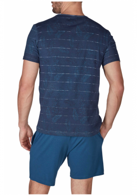 SKINY Sloungewear Trend 6774, Pálmafa Mintás Rövid Pizsama