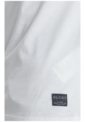 BLEND Basic 8054, Fehér Rövid Ujjú Póló