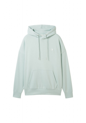 TOM TAILOR DENIM 1178, Halványzöld Kapucnis Pulóver