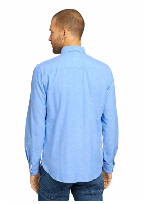 TOM TAILOR Oxford 3874, Világoskék Hosszú Ujjú Ing