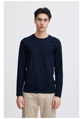 CASUAL FRIDAY Theo 3726, Kék Hosszú Ujjú Póló, NOOS