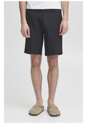 CASUAL FRIDAY Pandrup 5166, Sötétkék Lenvászon Rövidnadrág