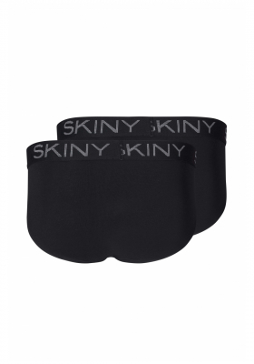 SKINY Cotton Multipack 6834, Fekete Alsónadrág, Dupla Kiszerelés NOS