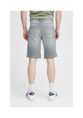BLEND Twister Fit 3326, Világosszürke Farmer Rövidnadrág