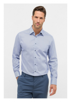 ETERNA Modern Fit 2640, Égkék Mintás Hosszú Ujjú Ing