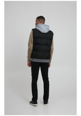 BLEND Hoody Vest 3196, Fekete  Mellény