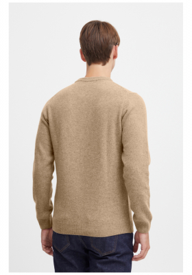 CASUAL FRIDAY Karl 3970, Drapp Kötött Gyapjú Pulóver NOOS 