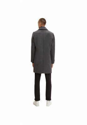 TOM TAILOR 2505,Szürke Szövetkabát, Kivehető Béléssel