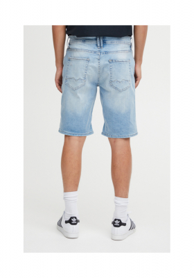 BLEND Twister Fit 3327, Koptatottkék Farmer Rövidnadrág