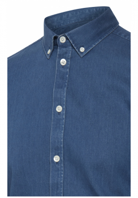 CASUAL FRIDAY Anton 4136, Középkék Hosszú Ujjú Ing, NOOS