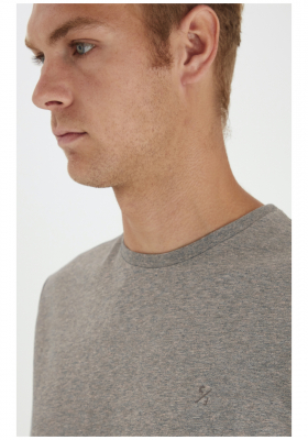 CASUAL FRIDAY Thor Crew Neck 3576, Szürke Rövid Ujjú Póló 