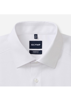 OLYMP Luxor 9924, Fehér Hosszú Ujjú Ing Modern Fit New Kent