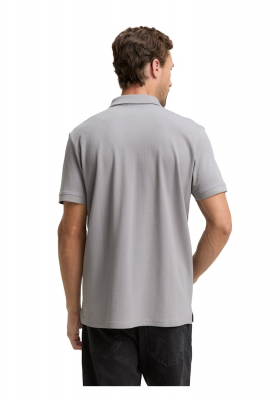 TOM TAILOR 1006, Szürke Rövid Ujjú Ingpóló